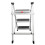Folding Step Stool Non Slip 3 Step Ladder 220lb Capacity Kitchen 4