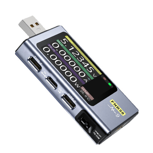 USB Multimeter Bluetooth Typ C 4-28V PD2.0 QC2.0 1