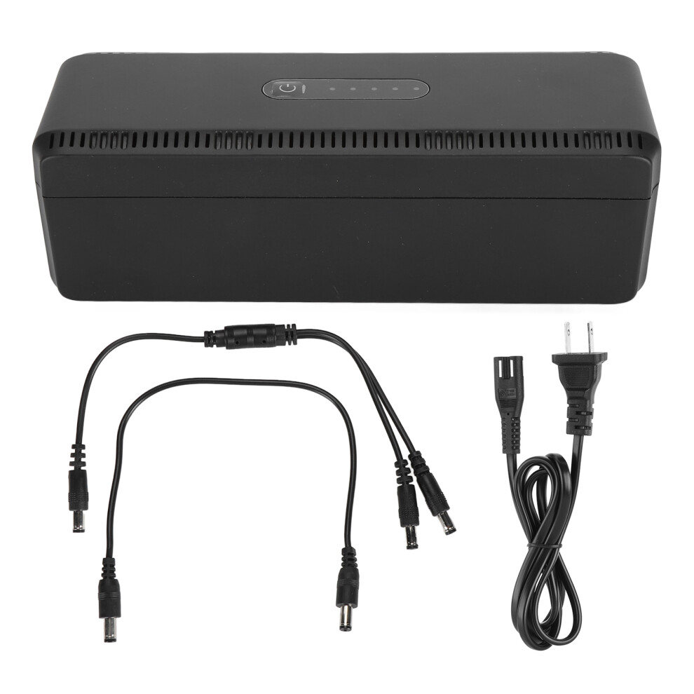 (Us Plug) 10400Mah Ups Battery Backup 5V 9V 12V 15V 24V For Camera Router Modem 323163287287
