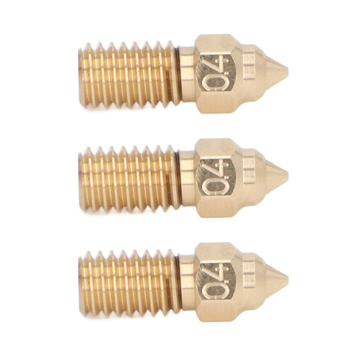 3x 1,75mm 0,4mm M6 Messingdüse für Elegoo Neptune 4 Pro