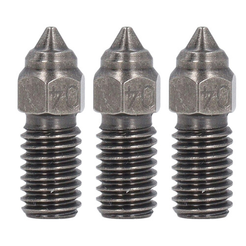 3x 0,4mm M6 3D-Drucker-Düse Stahl für Neptune 4