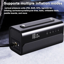 Elektrische Luftpumpe Reifenfüller mit LED & Powerbank Auto-Off