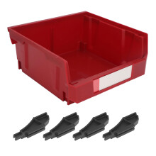 (Red) Wandmontierte Aufbewahrungsbox 276x279x128mm Rot