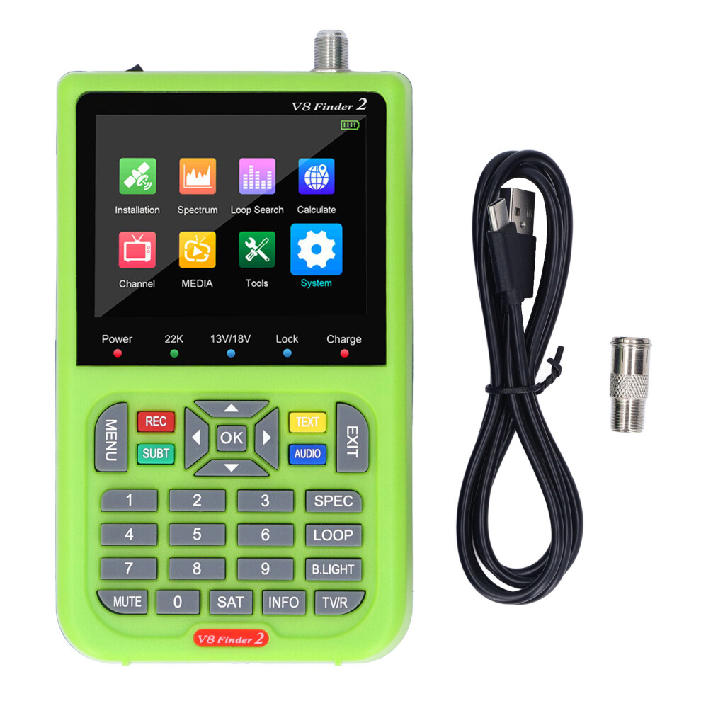 Satellite Finder 950-2150Mhz Dvb-S S2x Mpeg2-4 3.5In Hd Dc5v-12V 323163288451