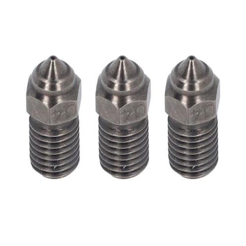3x 0,4mm M6 3D-Drucker-Düse Stahl für Neptune 4 1
