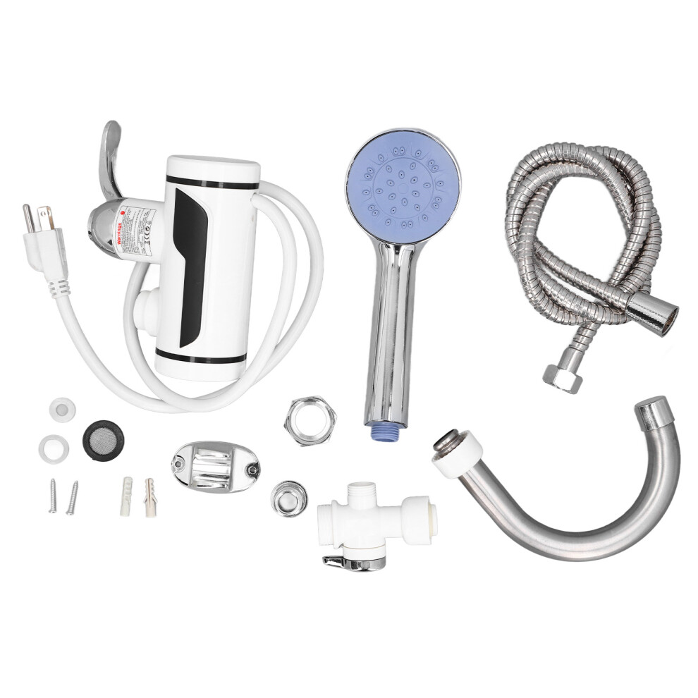 (Us Plug 110V) 3000W Tankless Water Heater Faucet Rotatable 110V Us Plug Shower Head 323163289366