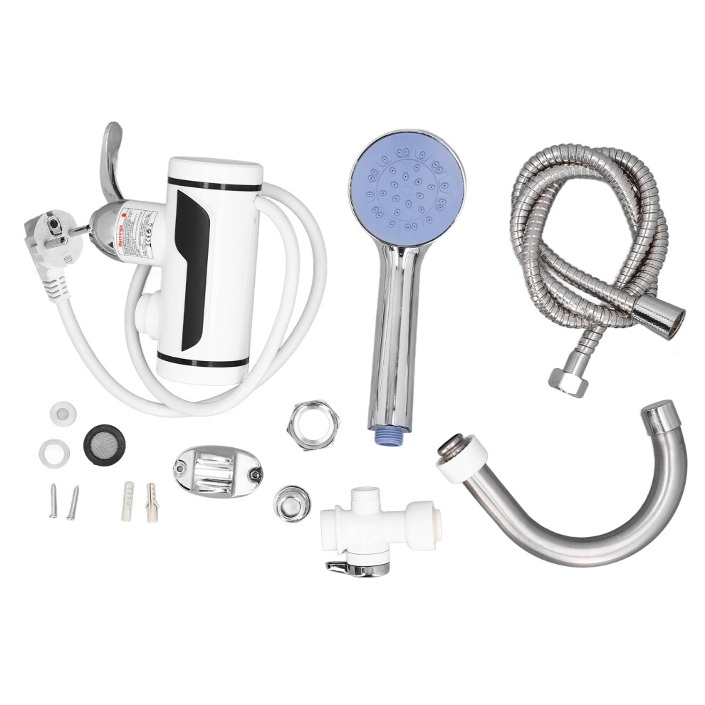 (Eu Plug 220Â240V) 3000W Tankless Water Heater Faucet Rotatable 110V Us Plug Shower Head 323163289373