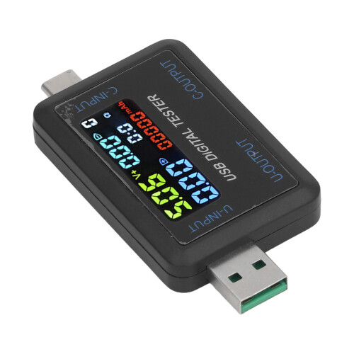 USB-Tester Multimeter Typ C 5-36V Spannung Strom Leistung 2