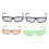 4Pcs Solar Eclipse Viewing Glasses for Adults Children 5