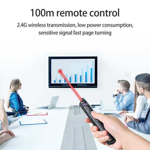 2.4G Wireless Laser Pointer for PowerPoint MAC Windows Linux Page Turn 1
