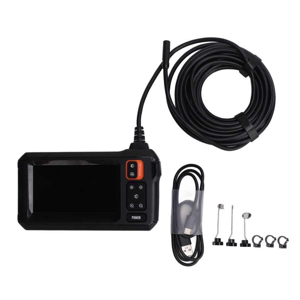 Industrial Endoscope 1080P Hd 8Mm Lens 4.3 Inch Ips 16.4Ft Cable 323163291154