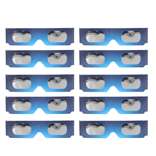 (A) 10Pcs Solar Eclipse Glasses Eye Protection for Kids Adults A 1