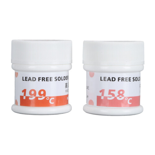 2Pcs Welding Solder Paste 25-45μm 158-199 for Electronic Devices