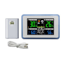 Drahtlose Wetterstation 433MHz Temp Feuchte Vorhersage