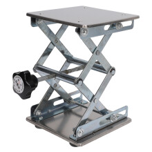 Scissor Laboratory Jack Stand Stainless Steel 6x6 Inch Extendable