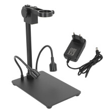 (EU Plug) Verstellbare Mikroskoplampe mit Gänsehalsschlauch AC100-240V US
