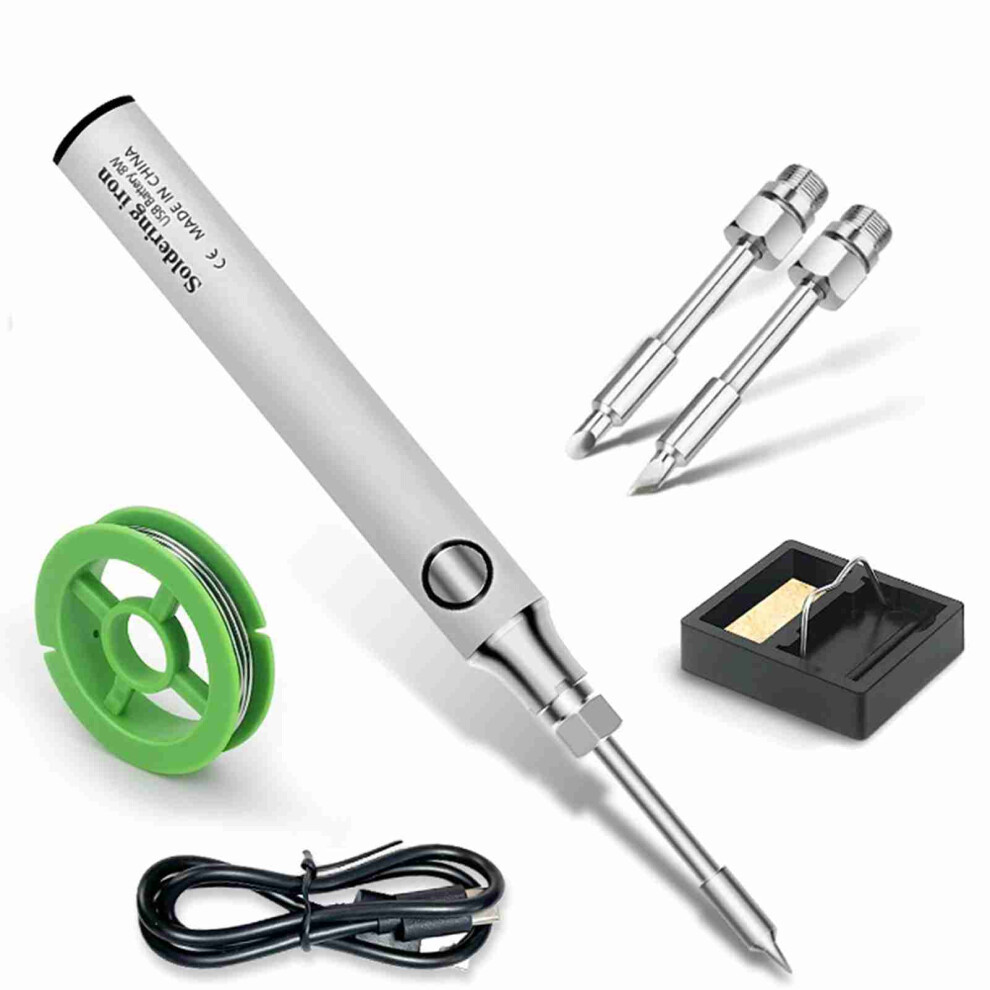 Compact Cordless Usb Rechargeable Soldering Iron Portable Diy Handheld 323163293820
