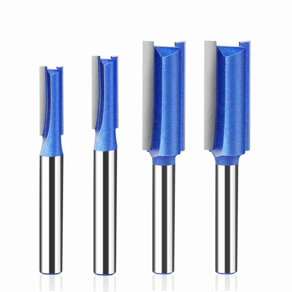 4Pcs 6.35Mm 1/4'' Shank Flush Trim Router Bit Set Woodworking Tools 323163293882