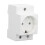 (EU AC250V 10 16A) DIN Rail Socket Protective Contact Outlet 10-16A 250V EU 1