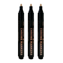 3x Chromspiegel-Farbsprühstifte 0,7/1/3mm Kupfer