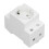(EU AC250V 10 16A) DIN Rail Socket Protective Contact Outlet 10-16A 250V EU 3