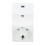(EU AC250V 10 16A) DIN Rail Socket Protective Contact Outlet 10-16A 250V EU 4