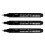 3x Chrom-Lackstifte 0,7+1+3mm Spitze Silber 2