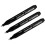 3x Chrom-Lackstifte 0,7+1+3mm Spitze Silber 3