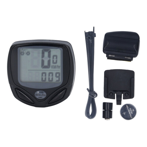 Fahrradcomputer LCD beleuchtet wasserdicht drahtlos Tacho Odometer