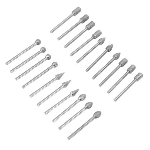 20-teiliges Steinmeißel-Set 3mm Schaft 2