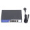 (EU Plug) 10-Port PoE Switch 20Gbps Metall 100-240V US 1