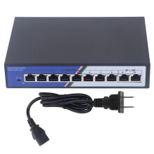 (US Plug) 10 Port Gigabit POE Switch 2Gbps Ethernet Unmanaged US-Stecker