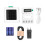 (EU Plug) Rechargeable Poker Shot Clock 1.4in Cube Timer White 100-240V UK 1