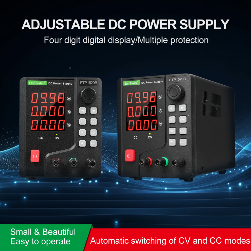 East Tester Etp1520b 300W 15V 20A Dc Power Supply 4-Digit Led 323163296999