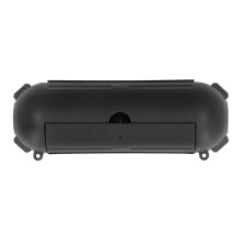 (Black) Extension Cord Safety Cover Waterproof Electrical Connection Box Black