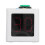 (EU Plug) Rechargeable Poker Shot Clock 1.4in Cube Timer White 100-240V UK 2