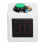(US Plug) Rechargeable Poker Shot Clock 1.4in Cube Timer White 100-240V UK 4