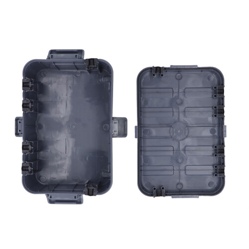 (Gray) Wasserdichte Elektroverteilerdose IP54 6 Kabel 2