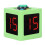 (UK Plug) Würfel-Timer 1,4 Zoll LED 4-seitig Countdown Stoppuhr US-Stecker 3