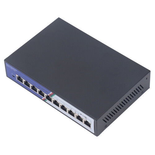 (EU Plug) 10 Port Gigabit POE Switch 2Gbps Ethernet Unmanaged US-Stecker 1