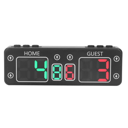 (US Plug) Portable LED Digital Score Keeper 6 Digits Magnetic Battery Powered 2