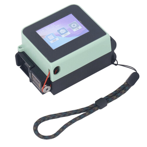 (EU Plug) Tintenstrahl-Druckkopf LED Touchscreen QR Code 100-240V US 2