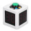 (EU Plug) Rechargeable Poker Shot Clock 1.4in Cube Timer White 100-240V UK 5