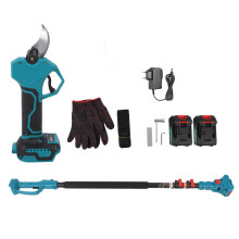 (EU Plug) Cordless Pruning Shears Rechargeable Adjustable Extension Pole 110V