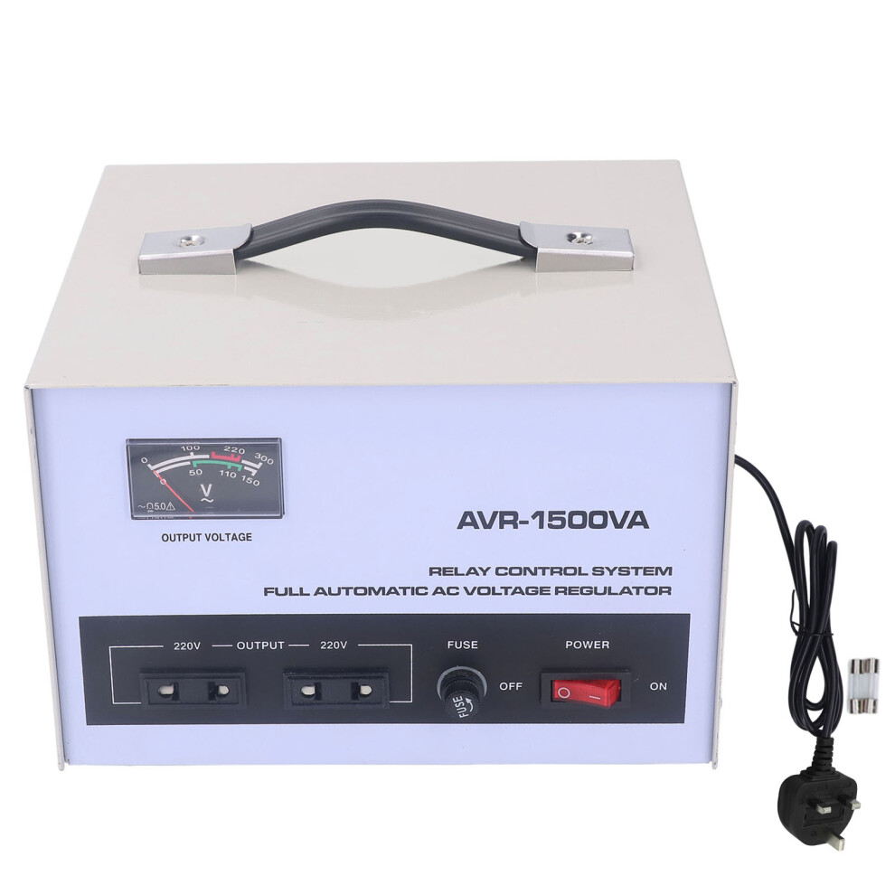 (Uk Plug) 1500W Single Phase Voltage Regulator Auto Step Up Down Transformer 323163297651