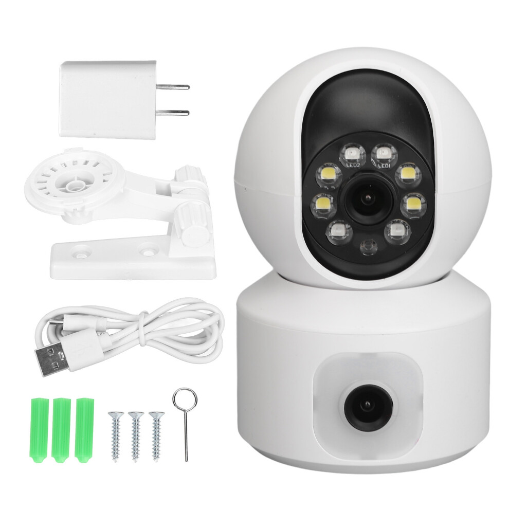Smart Security Camera 2Mp Hd Night Vision 2 Way Intercom 5G Wifi 323163297965