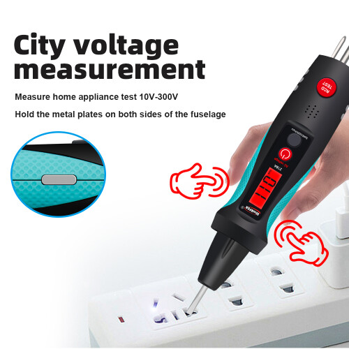 2in1 Socket Tester 12-300V AC Voltage Battery Polarity 2