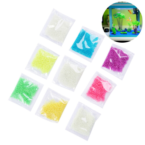 9 Packs Leuchtender Kies Für Aquarium (8 )