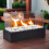 Large Table Fire Bowl Pot 45cm Fireplace Ethanol 7