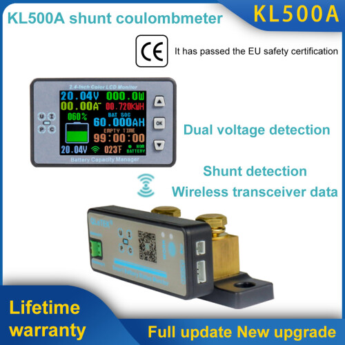 2,4 Zoll Drahtloser BT Spannungs-Strom-Meter Batterietester